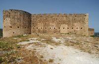 La cité antique d'Aptera en Crète. Le château turc d'Aptera. Cliquer pour agrandir l'image.
