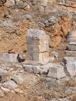 La cité antique d'Aptera en Crète. Hérôon de la nécropole de l'ouest (auteur C. Messier). Cliquer pour agrandir l'image.