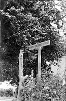 Le village de Souda en Crète. Plaque humoristique de la 42nd Street en 1941. Cliquer pour agrandir l'image.