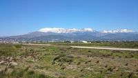 Le village de Tympaki en Crète. L'aérodrome militaire. Cliquer pour agrandir l'image.