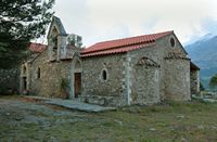 Le village de Zaros en Crète. L'église Agios Fanourios à Vorizia (auteur Jerzy Strzelecki). Cliquer pour agrandir l'image.