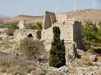Le village de Ziros en Crète. La forteresse de Voïla (auteur Olaf Tausch). Cliquer pour agrandir l'image.