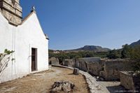 Le village de Ziros en Crète. Les ruyines du village de Sitia (auteur Y. Skoulas - GNTO). Cliquer pour agrandir l'image.