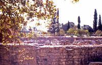 Le site archéologique de Gortyne en Crète. Odéon de Gortyne. Cliquer pour agrandir l'image.