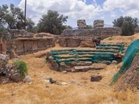 Le site archéologique de Gortyne en Crète. Le théâtre du sud (auteur C. Messier). Cliquer pour agrandir l'image.