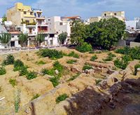 La ville d’Agios Nikolaos en Crète. Vestiges de Lato pros Kamara (auteur Tomisti). Cliquer pour agrandir l'image.