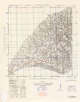 La ville d’Andimahia sur l’île de Kos. Carte topographique de la région (U. S. Army, 1943). Cliquer pour agrandir l'image.