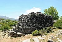 La ville d’Anogia en Crète. Cabane de berger près de Zominthos. Cliquer pour agrandir l'image.