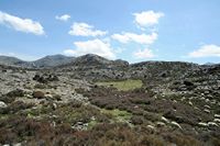 La ville d’Anogia en Crète. Zone du mont Mythia. Cliquer pour agrandir l'image.