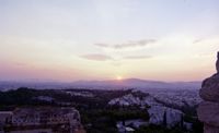 La ville d’Athènes en Grèce. Vue depuis l'Acropole. Cliquer pour agrandir l'image.