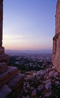 La ville d’Athènes en Grèce. Vue depuis l'Acropole. Cliquer pour agrandir l'image.