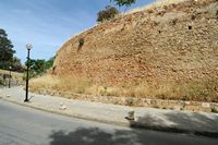 Les fortifications de La Canée en Crète. Le cavalier Saint-Dimitri. Cliquer pour agrandir l'image.