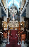 La vieille ville de La Canée en Crète. La cathédrale orthodoxe. Cliquer pour agrandir l'image.