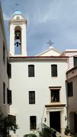 La vieille ville de La Canée en Crète. La cathédrale catholique. Cliquer pour agrandir l'image.