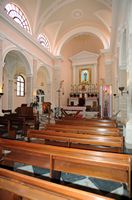 La vieille ville de La Canée en Crète. L'intérieur de la cathédrale catholique. Cliquer pour agrandir l'image.