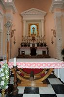 La vieille ville de La Canée en Crète. L'intérieur de la cathédrale catholique. Cliquer pour agrandir l'image.