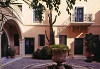 La ville de La Canée en Crète. L'hôtel Casa Delfino en 1995. Cliquer pour agrandir l'image.