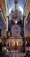 La ville de La Canée en Crète. La cathédrale orthodoxe en 1995. Cliquer pour agrandir l'image.