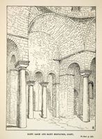 La presqu’île de Kanóni à Corfou. Intérieur de l'église Saints-Jason-et-Sossipatre (Gravure, 1881). Cliquer pour agrandir l'image.