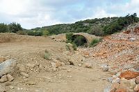La ville d'Évangélismos en Crète. Le vieux pont de Xérokamarès. Cliquer pour agrandir l'image.