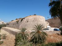 Les fortifications d’Héraklion en Crète. Orillon du bastion de Bethléem (auteur C. Messier). Cliquer pour agrandir l'image.