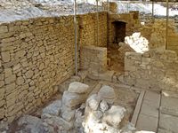 Le palais de Cnossos à Héraklion en Crète. La maison du sud-est (auteur Olaf Tausch). Cliquer pour agrandir l'image.