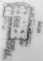 La ville d’Héraklion en Crète. Plan du catholicon du monastère de Paliani. Cliquer pour agrandir l'image.