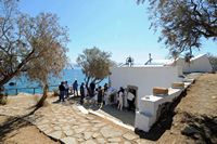 La ville d’Hersonissos en Crète. La chapelle Saint-Georges à Anissaras. Cliquer pour agrandir l'image.