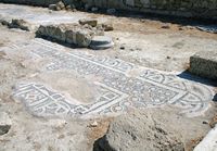 La ville d’Hersonissos en Crète. Mosaïques de la basilique de Kastri (auteur Luu). Cliquer pour agrandir l'image.