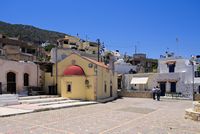 La ville d’Hersonissos en Crète. L'église Saint-Jean de Piskopiano (auteur C. Messier). Cliquer pour agrandir l'image.