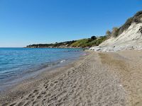 La côte sud de la commune d’Iérapétra en Crète. La plage de Ferma (auteur Olaf Tausch). Cliquer pour agrandir l'image.