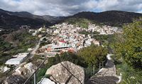 La ville d’Iérapétra en Crète. Kalamafka vu depuis le rocher de Kastellos (auteur C. Messier). Cliquer pour agrandir l'image.