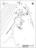 La ville de Kissamos en Crète. Plan du site archéologique de Falassarna. Cliquer pour agrandir l'image.