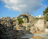 La città greco-romana di Kos - Le Terme di occidentale antica città di Kos (autore Elisa Triolo). Clicca per ingrandire l'immagine.