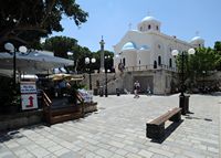 La ville de Kos sur l’île de Kos. L'église Agia Paraskevi. Cliquer pour agrandir l'image.