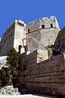 The fortress of Lindos in Rhodes. Click to enlarge the image.