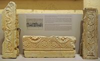 La ville de Pérama en Crète. Chancel de la basilique Sainte-Sophie à Panormos (Musée archéologique de Réthymnon). Cliquer pour agrandir l'image.