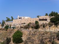 Le canton de Réthymnon en Crète. Le monastère Sainte-Irène près de Roussospiti (auteur C. Messier). Cliquer pour agrandir l'image.