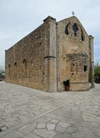 Le canton de Réthymnon en Crète. L'église de l'ancien monastère de Chalevi. Cliquer pour agrandir l'image.