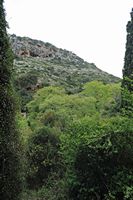 Le canton de Réthymnon en Crète. Les gorges de Myli. Cliquer pour agrandir l'image.