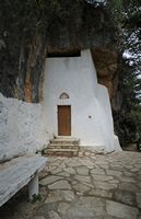 Le canton de Réthymnon en Crète. La chapelle d'Agios Ioannis dans les gorges de Myli. Cliquer pour agrandir l'image.