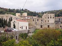 Le canton de Réthymnon en Crète. L'église Saint-Antoine à Prasies (auteur C. Messier). Cliquer pour agrandir l'image.