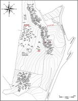 Le canton de Réthymnon en Crète. Plan de la nécropole d'Armeni. Cliquer pour agrandir l'image.