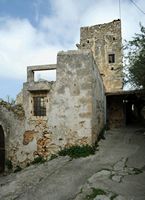 Le canton de Réthymnon en Crète. La tour de l'est à Maroulas. Cliquer pour agrandir l'image.