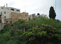 Le canton de Réthymnon en Crète. Villa en ruines à Maroulas. Cliquer pour agrandir l'image.