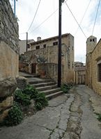 Le canton de Réthymnon en Crète. Une rue de Maroulas. Cliquer pour agrandir l'image.