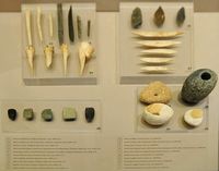 Le musée archéologique de Réthymnon en Crète. Artefacts du Néolithique. Cliquer pour agrandir l'image.