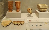 Le musée archéologique de Réthymnon en Crète. Artefacts néo-palatiaux de Zominthos. Cliquer pour agrandir l'image.