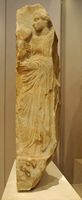 Le musée archéologique de Réthymnon en Crète. Bas-relief de l'époque classique. Cliquer pour agrandir l'image.