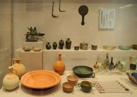 Le musée archéologique de Réthymnon en Crète. Artefacts d'époque romaine. Cliquer pour agrandir l'image.